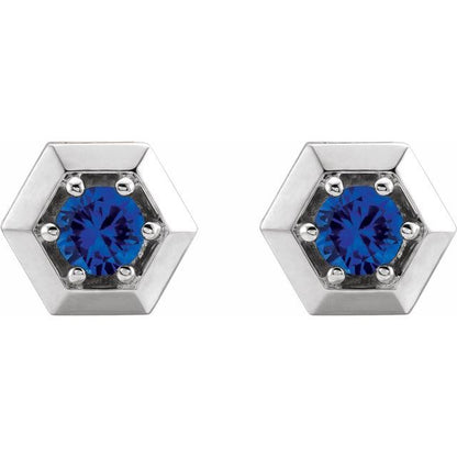 14k-white-gold-natural-blue-sapphire-geometric-earrings
