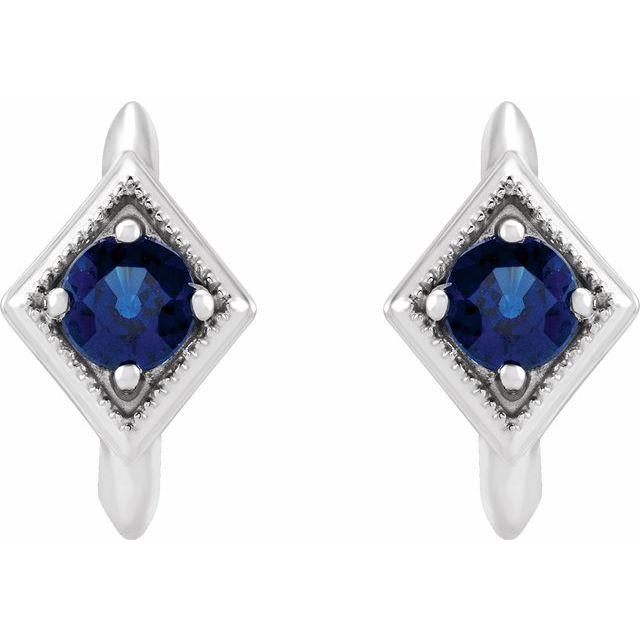14k-white-gold-natural-blue-sapphire-geometric--hoop-earrings
