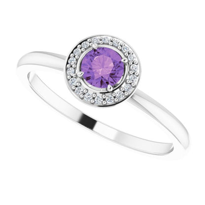 14k-white-gold-natural-amethyst-&-.05-ctw-natural-diamond-ring