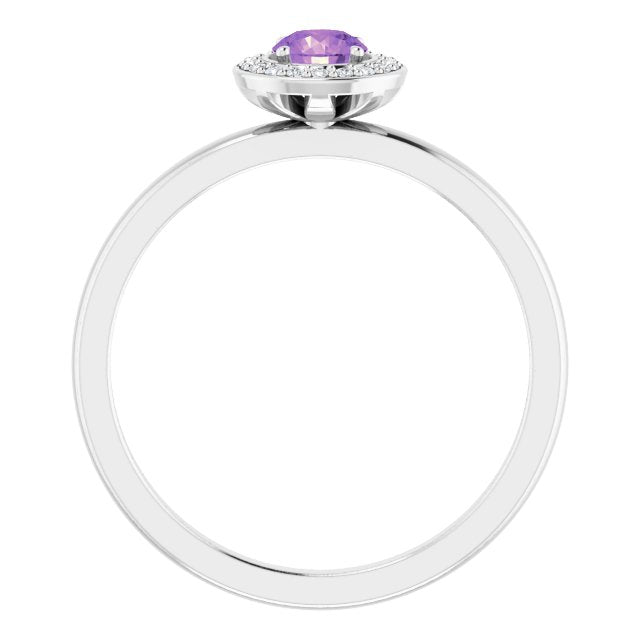 14k-white-gold-natural-amethyst-&-.05-ctw-natural-diamond-ring