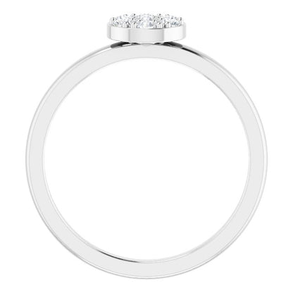 platinum-1/5-ctw-natural-diamond-stackable-cluster-ring