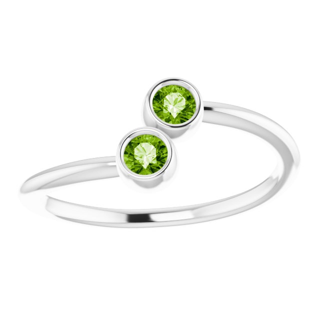14k-white-gold-natural-peridot-two-stone-ring