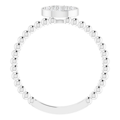 14k-white-gold-1/8-ctw-natural-diamond-cluster-beaded-ring