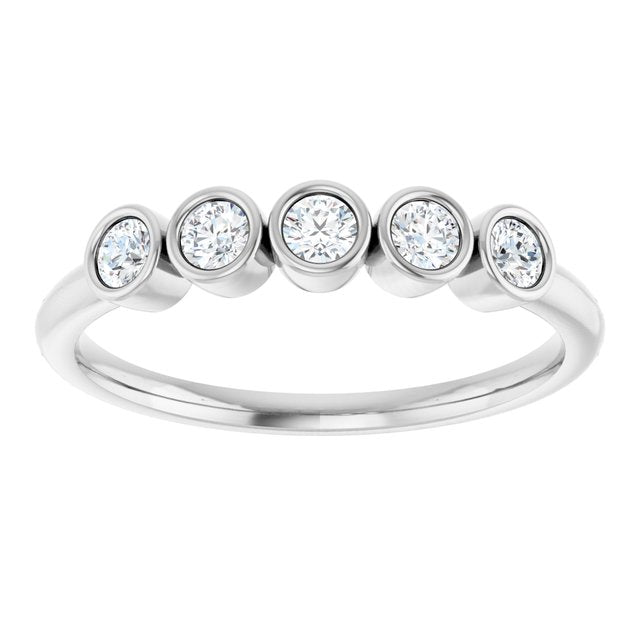 14k-white-gold-1/3-ctw-natural-diamond-five-stone-ring