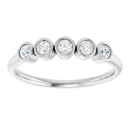 14k-white-gold-1/3-ctw-natural-diamond-five-stone-ring
