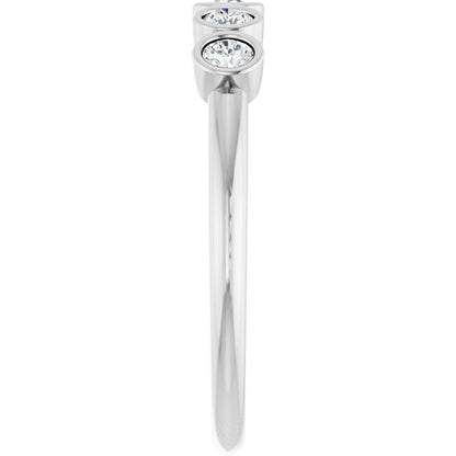 14k-white-gold-1/3-ctw-natural-diamond-five-stone-ring