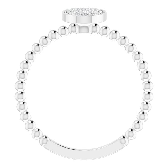 14k-white-gold-1/6-ctw-natural-diamond-cluster-beaded-ring
