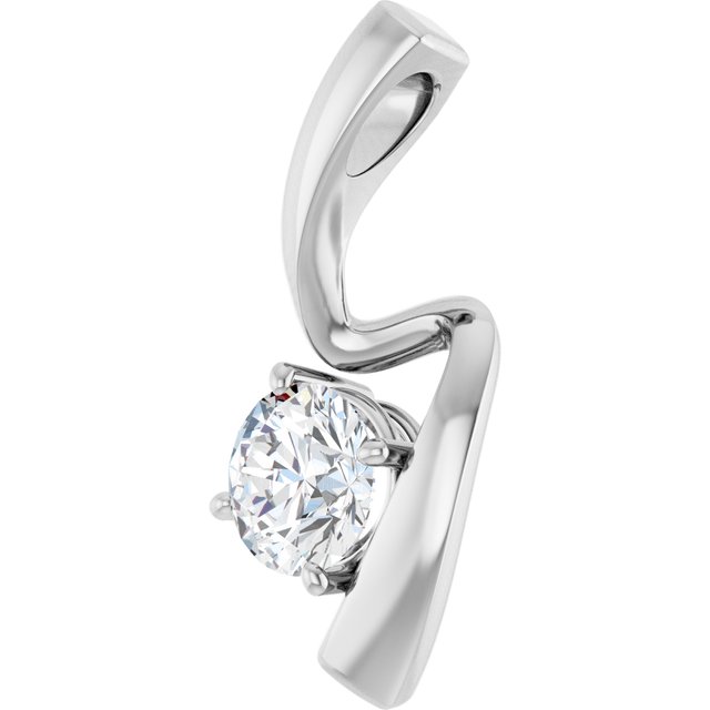 14k-white-gold-3/4-ct-natural-diamond-pendant