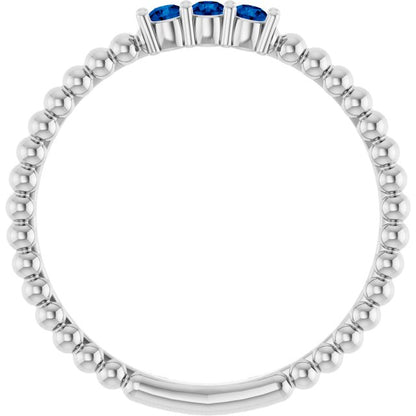 14k-white-gold-natural-blue-sapphire-beaded-ring