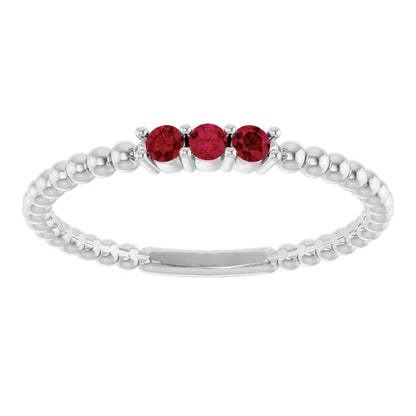 14k-white-gold-natural-ruby-beaded-ring