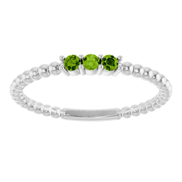 14k-white-gold-natural-peridot-beaded-ring
