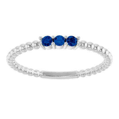 14k-white-gold-natural-blue-sapphire-beaded-ring