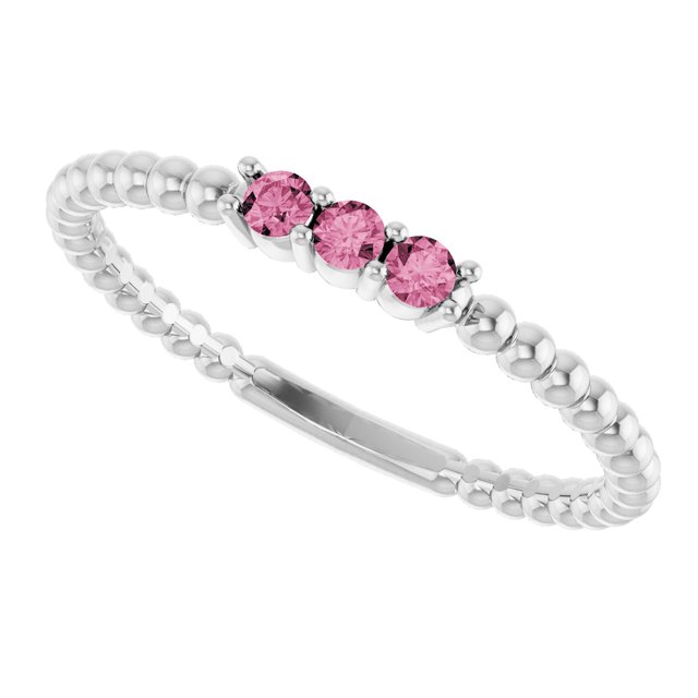 14k-white-gold-natural-pink-tourmaline-beaded-ring