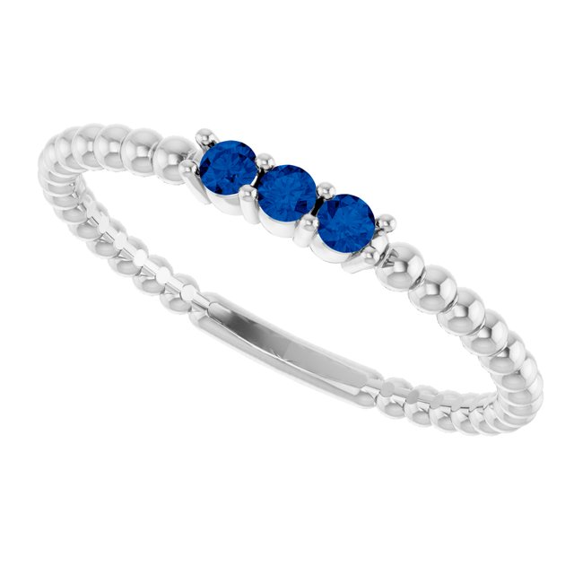 14k-white-gold-natural-blue-sapphire-beaded-ring