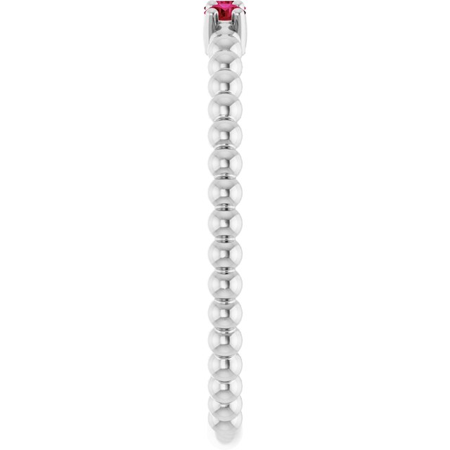 14k-white-gold-natural-ruby-beaded-ring