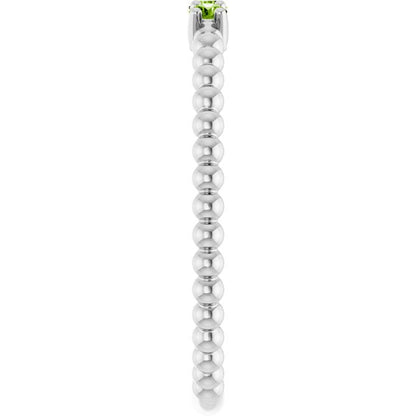 14k-white-gold-natural-peridot-beaded-ring