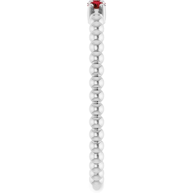 14k-white-gold-natural-mozambique-garnet-beaded-ring