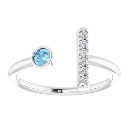 14k-white-gold-natural-aquamarine-&-.05-ctw-natural-diamond-bar-ring