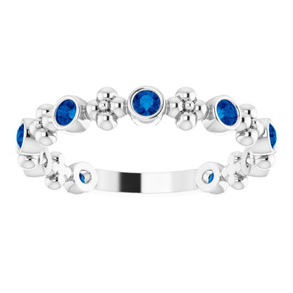 14k-white-gold-natural-blue-sapphire-beaded-ring
