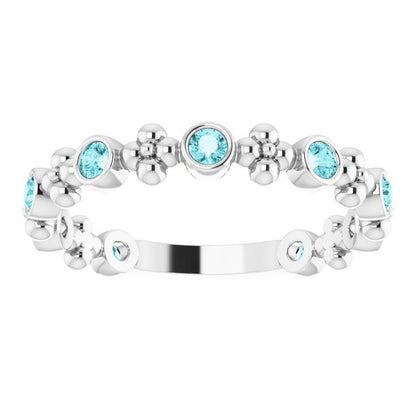 14k-white-gold-natural-blue-zircon-beaded-ring