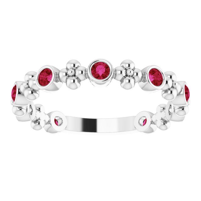 14k-white-gold-natural-ruby-beaded-ring