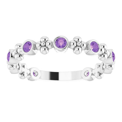 14k-white-gold-natural-amethyst-beaded-ring
