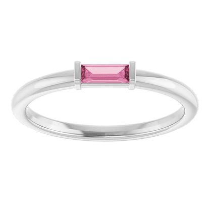 14k-white-gold-natural-pink-tourmaline-stackable-ring