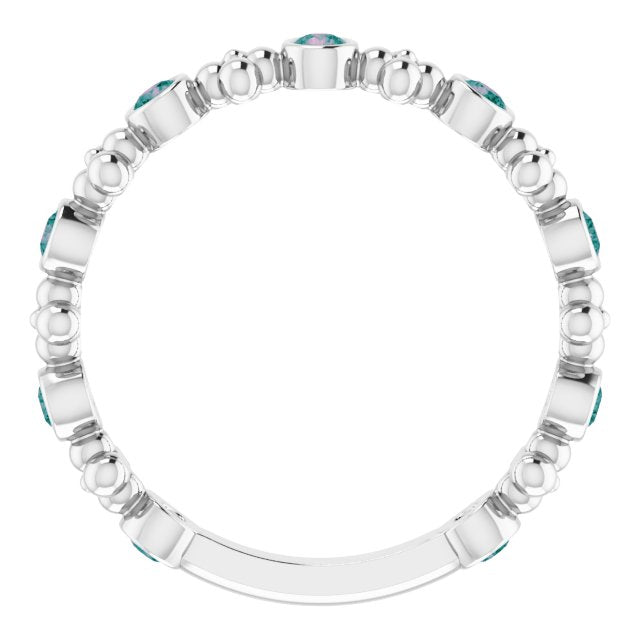 14k-white-gold-natural-alexandrite-beaded-ring