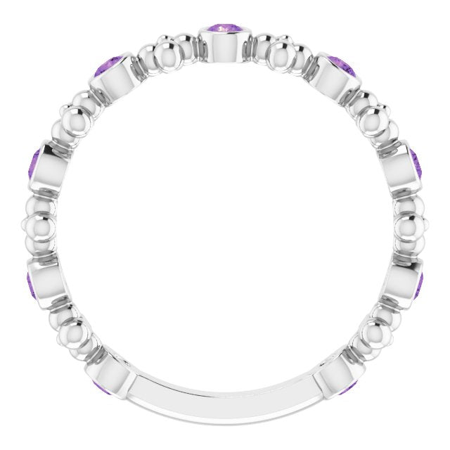 14k-white-gold-natural-amethyst-beaded-ring