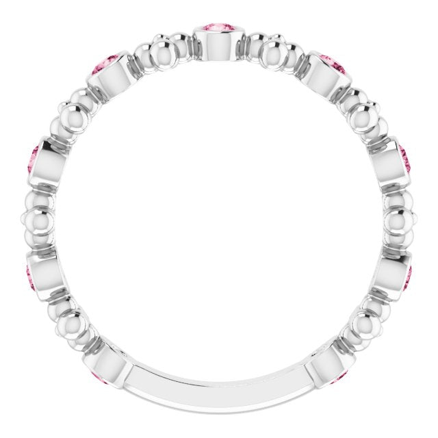 14k-white-gold-natural-pink-tourmaline-beaded-ring