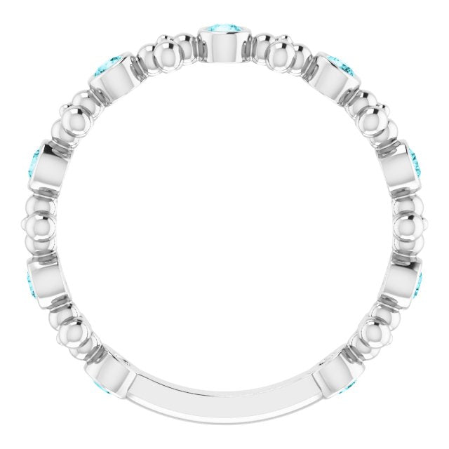 14k-white-gold-natural-blue-zircon-beaded-ring