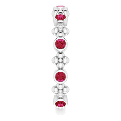 14k-white-gold-natural-ruby-beaded-ring