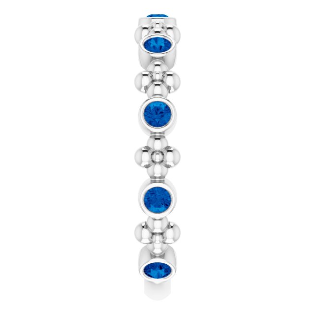 14k-white-gold-natural-blue-sapphire-beaded-ring
