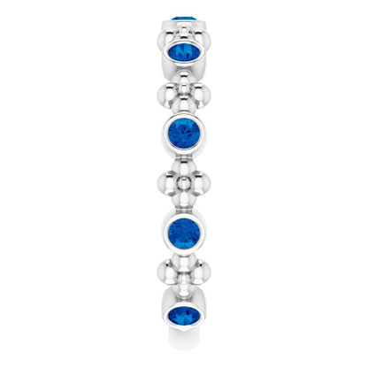 14k-white-gold-natural-blue-sapphire-beaded-ring