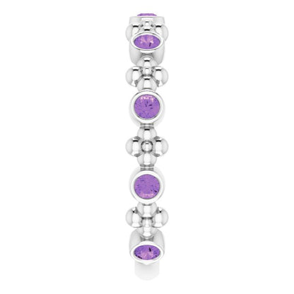 14k-white-gold-natural-amethyst-beaded-ring