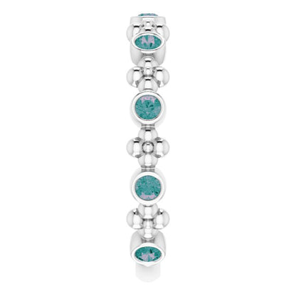 14k-white-gold-natural-alexandrite-beaded-ring