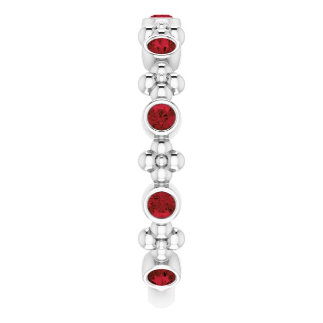 14k-white-gold-natural-mozambique-garnet-beaded-ring