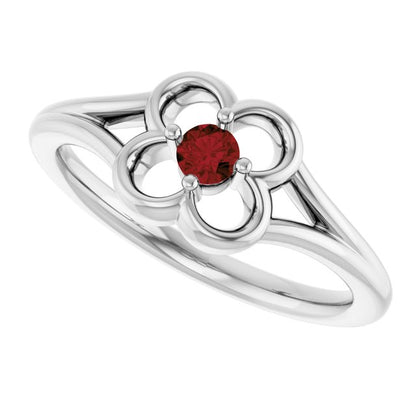 14k-white-gold-natural-mozambique-garnet-youth-flower-ring