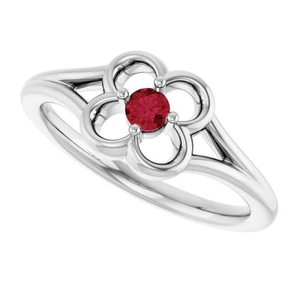 14k-white-gold-natural-ruby-youth-flower-ring