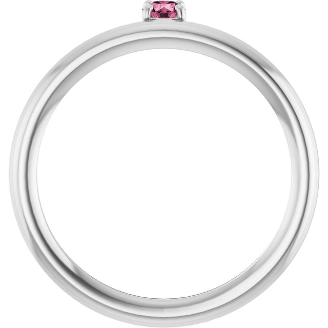14k-white-gold-natural-pink-tourmaline-stackable-ring