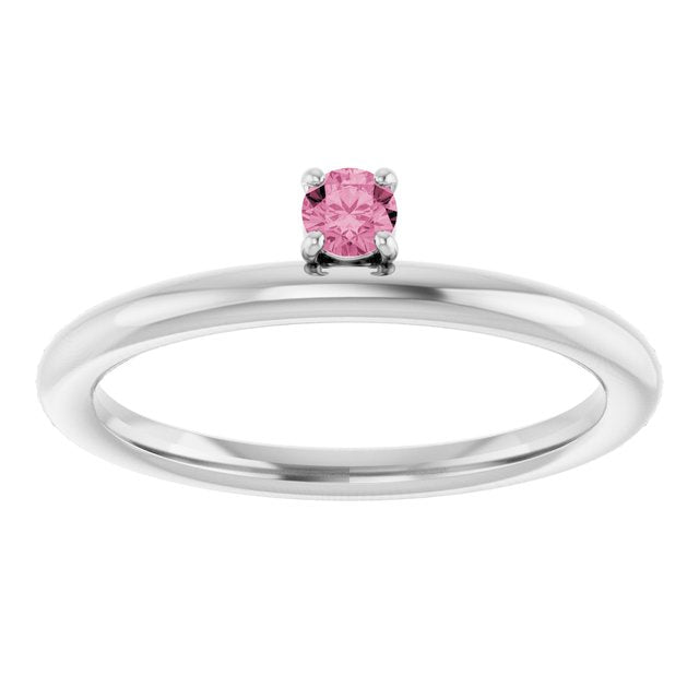 14k-white-gold-natural-pink-tourmaline-stackable-ring
