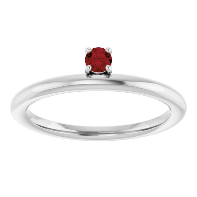 14k-white-gold-natural-mozambique-garnet-stackable-ring
