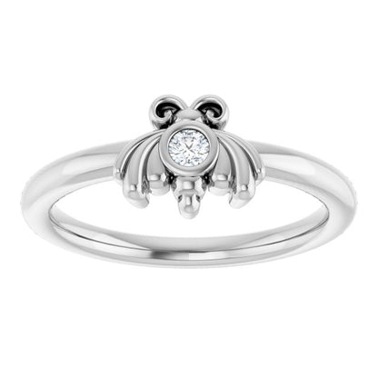 14k-white-gold-.04-ctw-natural-diamond-bee-youth-ring