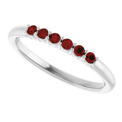 14k-white-gold-natural-mozambique-garnet-stackable-ring