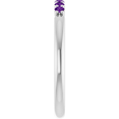 platinum-natural-amethyst-stackable-ring
