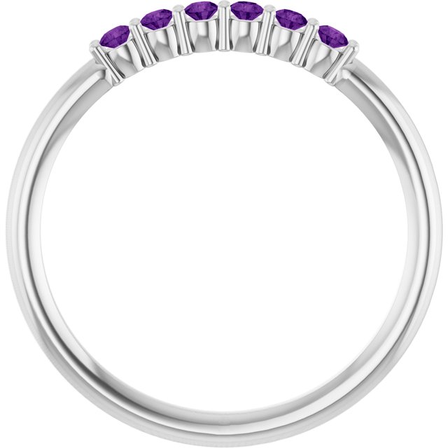 platinum-natural-amethyst-stackable-ring