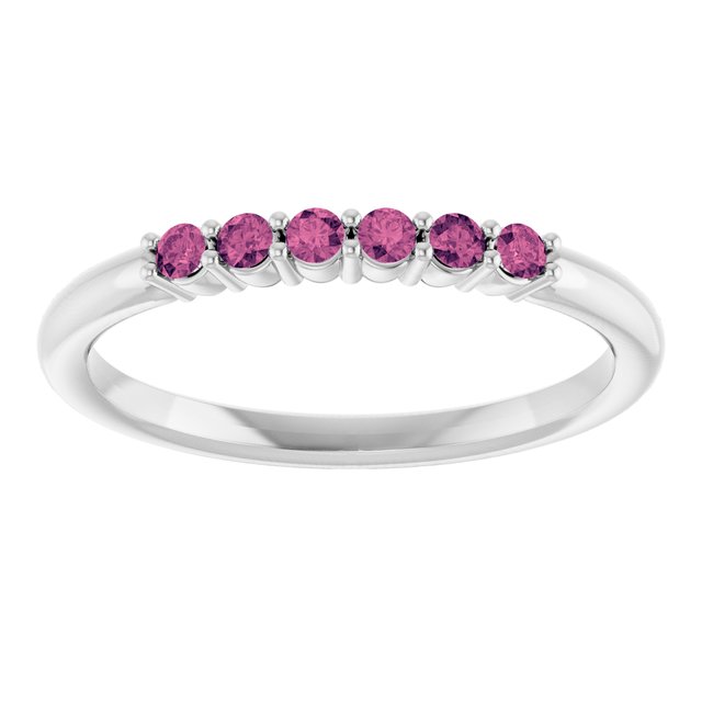 14k-white-gold-natural-pink-tourmaline-stackable-ring