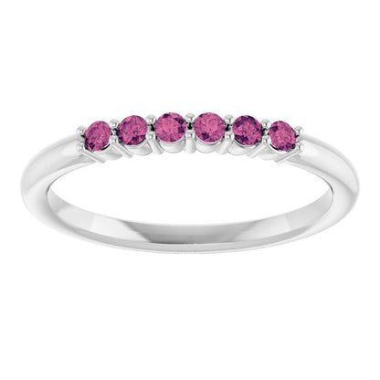 14k-white-gold-natural-pink-tourmaline-stackable-ring