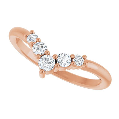 14k-rose-gold-1/4-ctw-natural-diamond-graduated-v-ring
