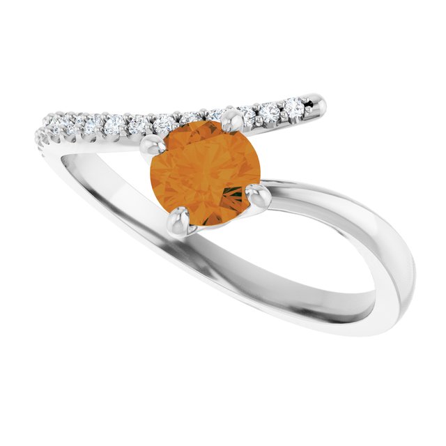 14k-white-gold-natural-citrine-&-1/10-ctw-natural-diamond-bypass-ring